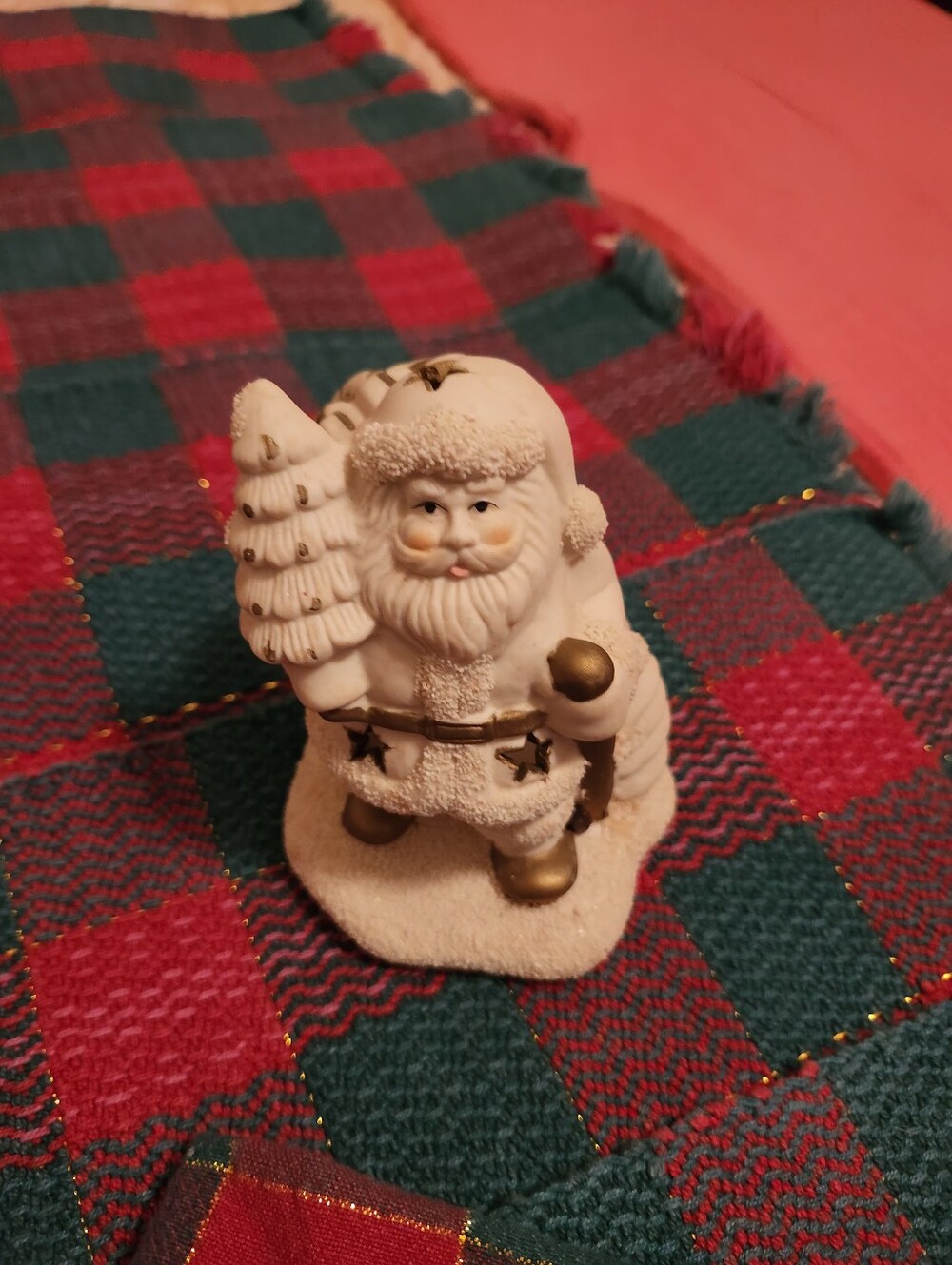 Ceramic Santa Votive Holder